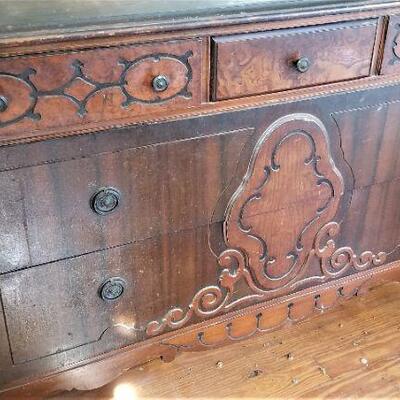 Lot #58  1920's Dresser with Mirror