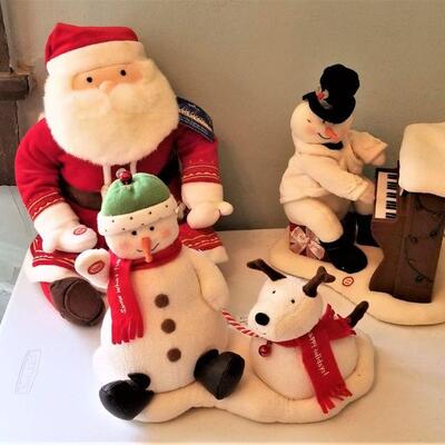 Lot #66 Three Hallmark Plush Christmas Decorations - new in bag