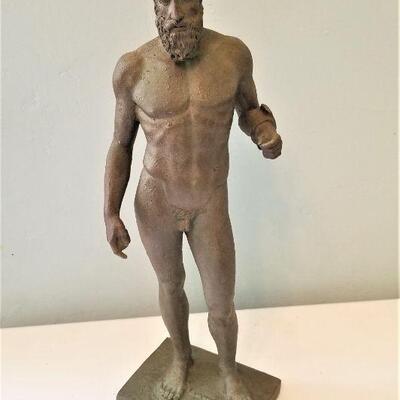 Lot #70  Contemporary Decorative Sculpture - Male Classical Figure