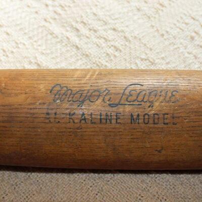 Vintage Revalation Majotr League Wood Baseball Bat Al Kaline Model