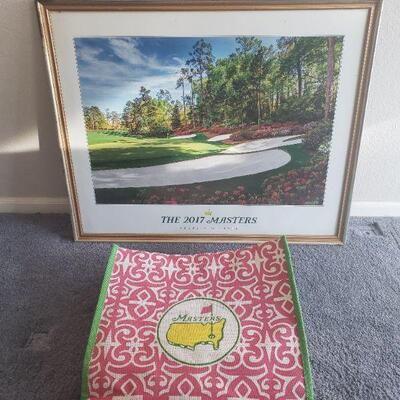 Lot 234: The 2017 Masters Print & Bag