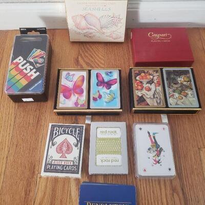 Lot 237: Playing Card lot including a Pendleton set