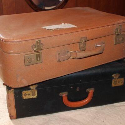 Vintage lot of Full sized Suitcases