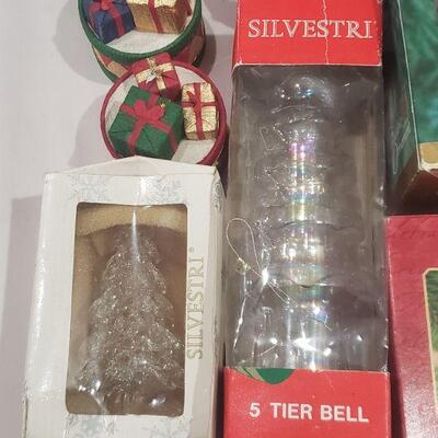 LOT 240: Hallmark & Silvestri Christmas Ornaments