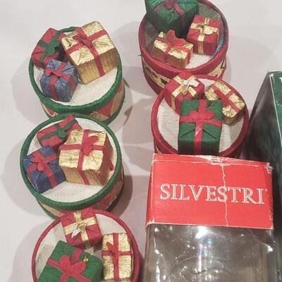 LOT 240: Hallmark & Silvestri Christmas Ornaments