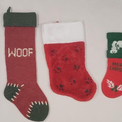 LOT 249: Doggie Stockings 