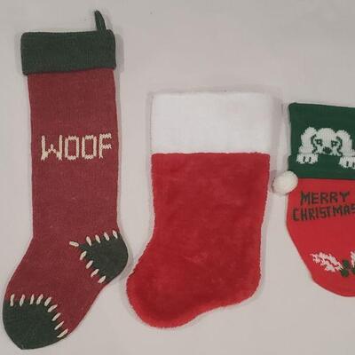 LOT 249: Doggie Stockings 