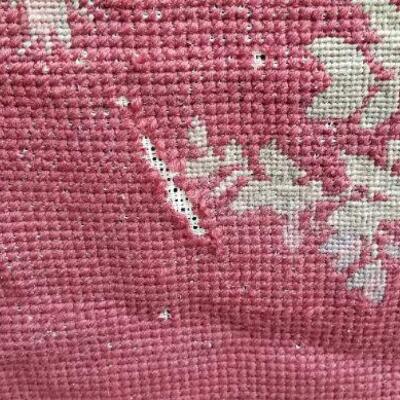 Lot #81  Large antique Aubusson Style Needlepoint Rug