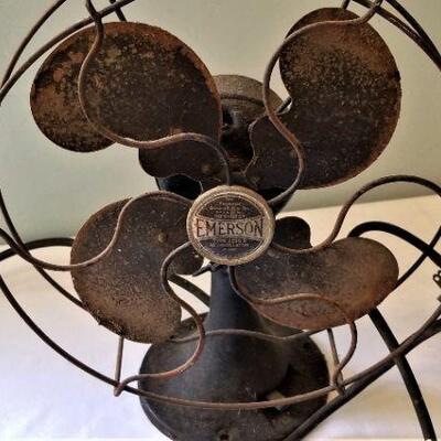 Lot #85  Emerson Table Caged Fan