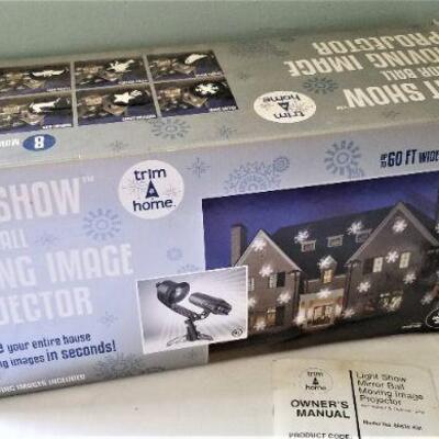 Lot #88  Moving Image Light Show with Mirror Ball - Holidays