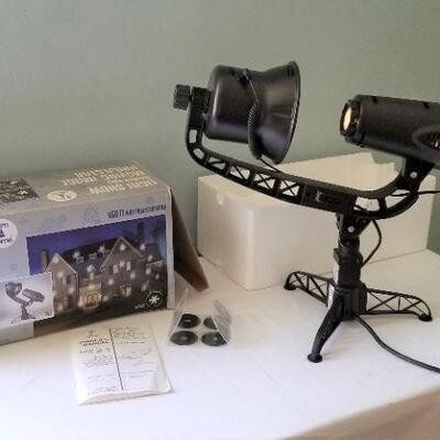 Lot #88  Moving Image Light Show with Mirror Ball - Holidays