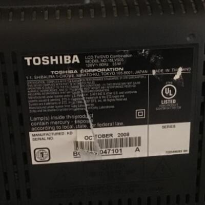 D - 608 Toshiba Television 15â€ 