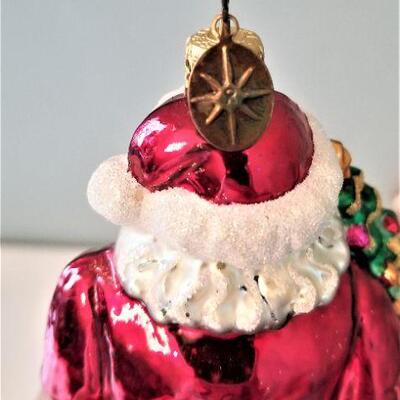 Lot #95  Lot of 5 Mercury Glass Ornaments - 3 are RADKO