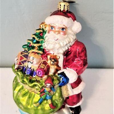 Lot #95  Lot of 5 Mercury Glass Ornaments - 3 are RADKO