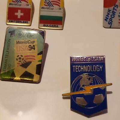 Lot 302: Wold Cup Pins