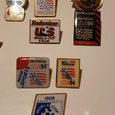 Lot 302: Wold Cup Pins