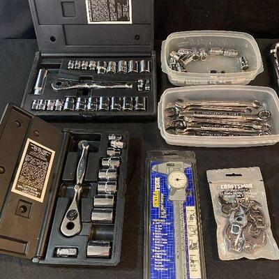 Lot 103 - Hand Tools and Hardware (Kobalt sockets, Craftsman screwdrivers, 6