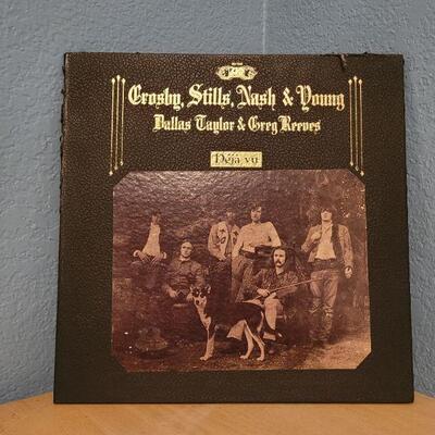 Lot #317: (3) Vintage CROSBY STILLS NASH YOUNG Music LP Vinyl Records