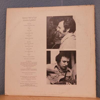 Lot #322: (3) GORDON LIGHTFOOT Vintage LP MUSIC Records