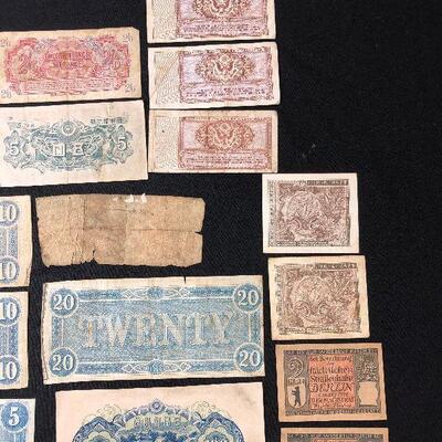 Lot 130 - Domestic and Foreign Currency and Military Payment Certificates