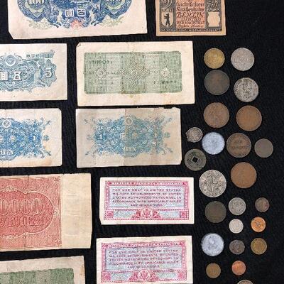 Lot 130 - Domestic and Foreign Currency and Military Payment Certificates