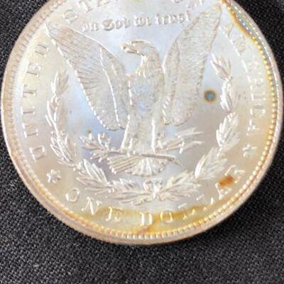 Lot 134 - MS60 1885 Morgan Dollar Silver Coin (Un-circulated 3/4 oz)