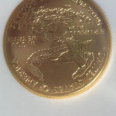 Lot 136 - MS70 2006 $5 Gold Eagle (Graded)