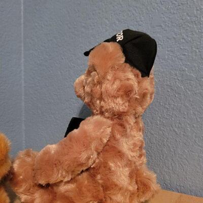 Lot #329: (2) Stuffed Animal Characters SEARCH AND RESCUE + DIRECTOR