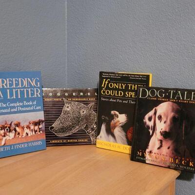 Lot #335: (4) Assorted Hardback Books Dog ðŸ• Subject Theme