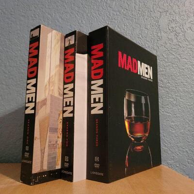 Lot #345: MAD MEN Seasons 1-3 DVD Series Mid Century Modern  