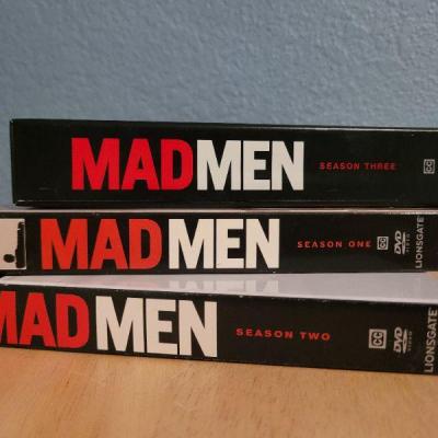 Lot #345: MAD MEN Seasons 1-3 DVD Series Mid Century Modern  