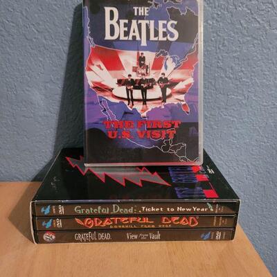 Lot #348: DVD Music Collection - THE BEATLES + THE GRATEFUL DEAD