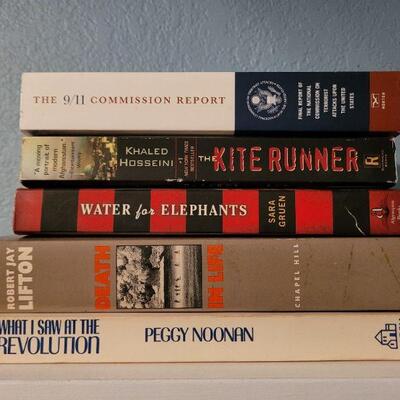 Lot #341: Assorted Paperback Books feat. THE KITE RUNNER 