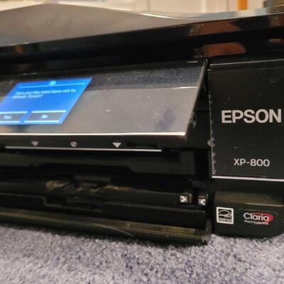 Lot #347: EPSON XP-800 WIFI Printer w/ Ink Supply 