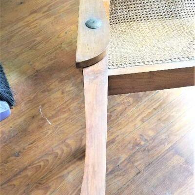 Lot #101  Wonderful Anglo-Indian Caned Plantation Arm Chair