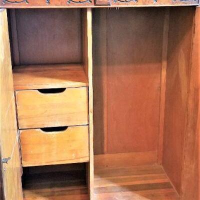 Lot #104  Antique 1920's Chiffarobe with Drawers