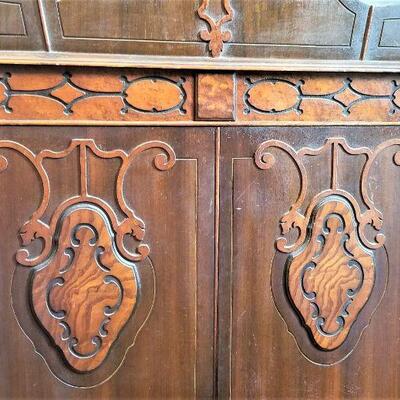 Lot #104  Antique 1920's Chiffarobe with Drawers