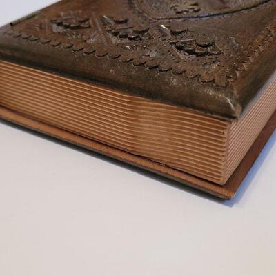 Lot #356: Vintage Wooden Hideaway Book Box 