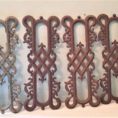 Lot #107  Lot of Four Matching Architectural Pieces - antique