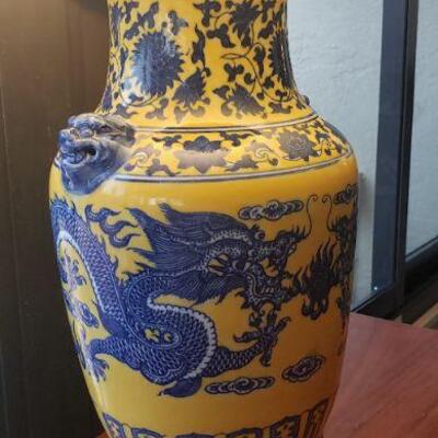 Yellow and Blue Oriental Lamp Lot