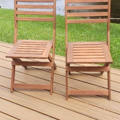 2 Wood Chairs Lot