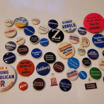 Lot #377: Assortment of Political Buttons