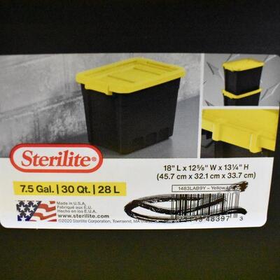 Sterilite 7.5 Gallon Stacker Tote 2024 www.alhudapk