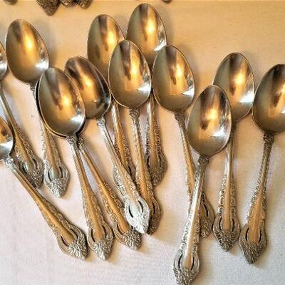 Lot #108  Large Lot of Reed and Barton Stainless Flatware