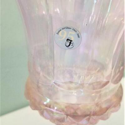 Lot #116  FENTON compote and Fairy Lamp