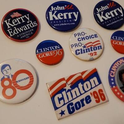 Lot #385: Vintage DEMOCRATIC Political Buttons 