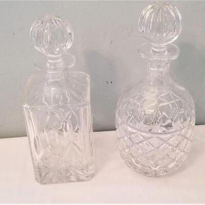 Lot #124  2 Crystal Decanters