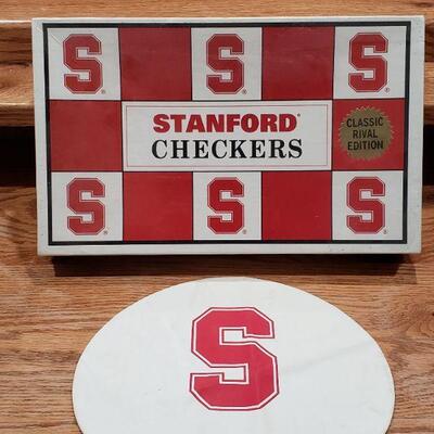 Lot 419: Stanford Checkers & Swim Cap