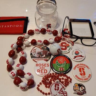 Lot #420: Assortment of STANFORD Rose Bowl + More School Spirit Collectibles 