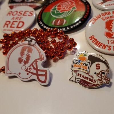 Lot #420: Assortment of STANFORD Rose Bowl + More School Spirit Collectibles 